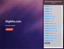 Tablet Screenshot of digimix.com